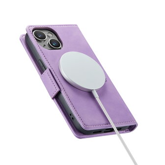 iPhone 15 Plus Bright Lila - MagSafe Book Case