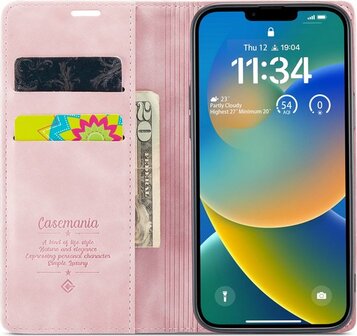 iPhone 14 Pale Pink - Book Case