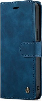 iPhone 14 Pro Max Navy Blue- 2 in 1 Book Case