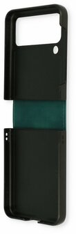 Samsung Z Flip 4 Emerald Green - Kunstlederen Back Cover