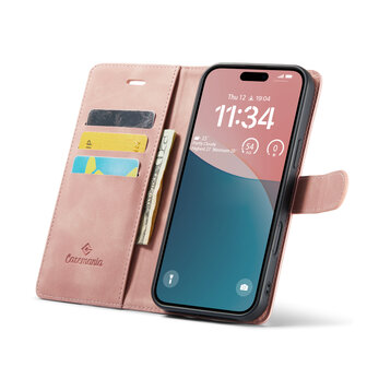 iPhone 16 Plus - Pale Pink - 2 in 1 Book Case