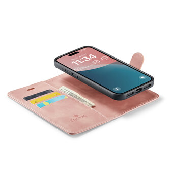 iPhone 16 Plus - Pale Pink - 2 in 1 Book Case