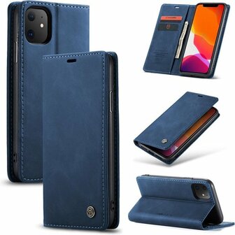iPhone 11 Navy Blue - Book Case