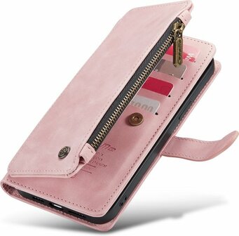 iPhone 13 Pro Pale Pink - Book Case met Rits