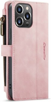 iPhone 13 Pro Pale Pink - Book Case met Rits