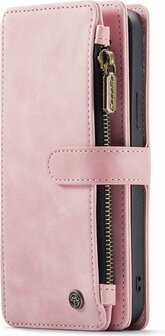iPhone 13 Pro Pale Pink - Book Case met Rits