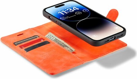 iPhone 14 Pro Topaz Orange - 2 in 1 Book Case