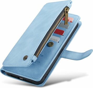iPhone 13 Pro Max Sky Blue - Book Case met Rits