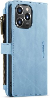 iPhone 13 Pro Max Sky Blue - Book Case met Rits