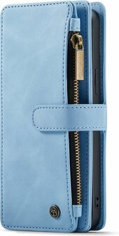 iPhone 13 Pro Max Sky Blue - Book Case met Rits
