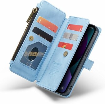 iPhone 13 Mini Sky Blue - Book Case met Rits
