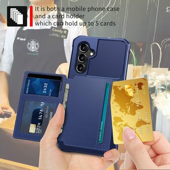 Samsung A14 Blauw - RFID Back Cover