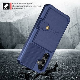 Samsung A14 Blauw - RFID Back Cover
