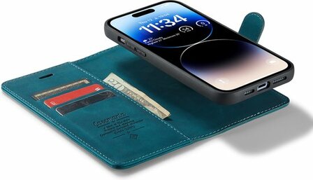 iPhone 14 Pro Emerald Green - 2 in 1 Book Case