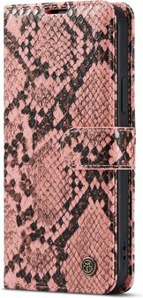 iPhone 13 Mini Roze - Slangen Book Case