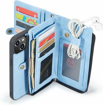 iPhone 13 Mini Sky Blue - 2 in 1 Extra Vakken Book Case