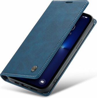 iPhone 12 Pro Max Navy Blue - Book Case