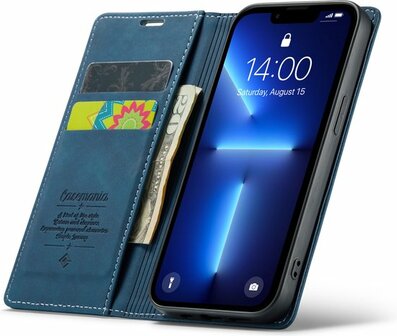 iPhone 12 Pro Max Navy Blue - Book Case