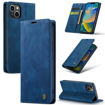 iPhone 15 Navy Blue - Book Case