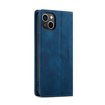 iPhone 15 Navy Blue - Book Case