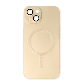 iPhone 14 Goud - MagSafe Matte TPU