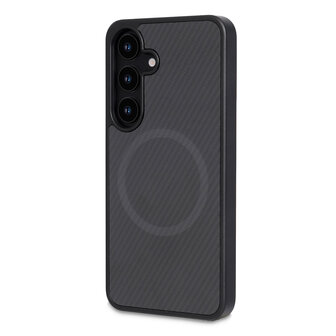 Samsung S25 - Zwart - Carbon MagSafe Back Cover