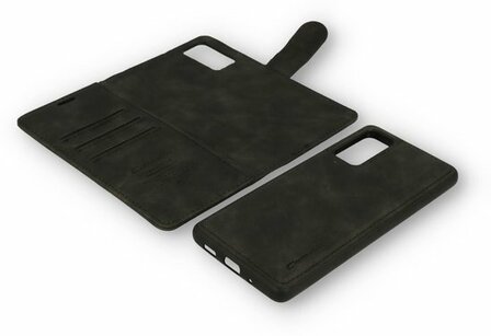 Samsung A21S Charcoal Gray - 2 in 1 Book Case
