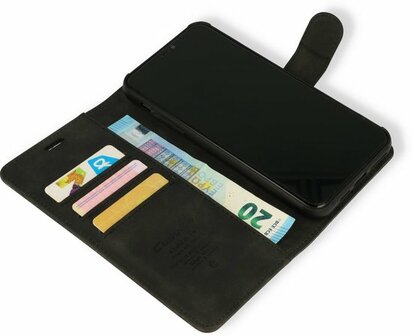 Samsung A21S Charcoal Gray - 2 in 1 Book Case