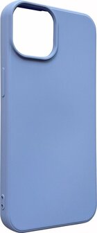 iPhone 14 - Microfiber Back Cover - Blauw