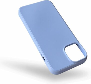 iPhone 14 - Microfiber Back Cover - Blauw