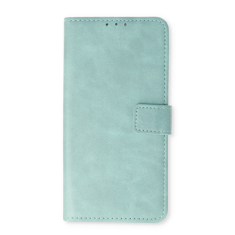 iPhone 15 - Book Case &amp;amp; Glas - Licht Blauw