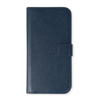 iPhone 15 Plus - Book Case &amp;amp; Glas - Blauw