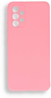 Samsung A32 5G - Siliconen Back Cover - Roze