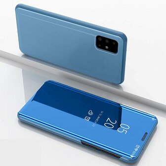 Samsung S20 Plus - Clear View Case - Blauw