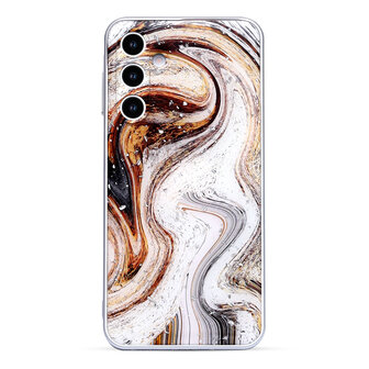 Samsung A16 - Marmer Back Cover - Wit