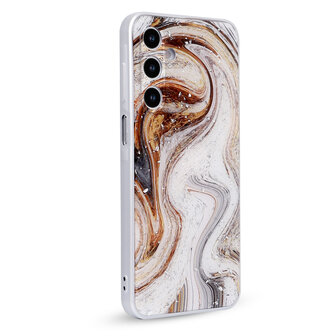 Samsung A16 - Marmer Back Cover - Wit