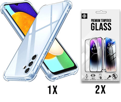 A05S - Anti Shock &amp;amp; 2x Glas - Transparant