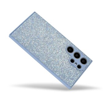 Samsung S23 Ultra - Diamant Glitter - Blauw