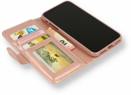 iPhone 11 Rosegoud - Rits Book Case
