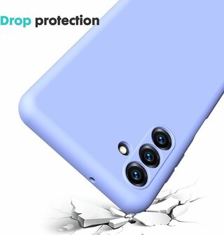 Samsung M23 - Siliconen Back Cover - Paars