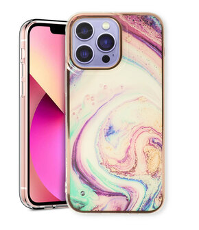 iPhone 15 Pro Max - Marmer Back Cover - Twister