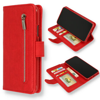 Samsung A16 - Rood - HQ Book Case met Rits