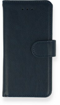 iPhone SE 2022-2020 - HQ Book Case &amp;amp; Glas - Donker Blauw