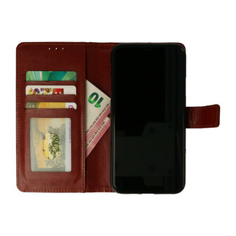 Samsung J6 Plus - Book Case - Bruin