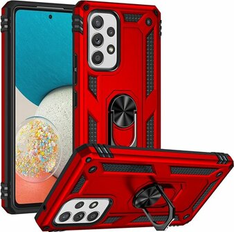 Samsung A23 Rood - Armor met Kickstand Ring