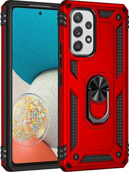 Samsung A23 Rood - Armor met Kickstand Ring