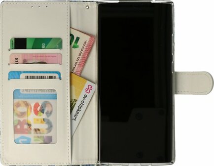Samsung A03S met Tropische Bloemen Print - Book Case