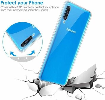 A50 - Back Cover &amp;amp; Glas - Transparant