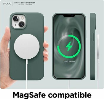 iPhone 13 - Back Cover &amp;amp; 2X Full Glas - Groen