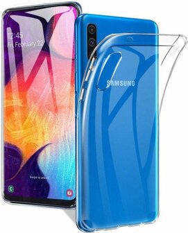 Samsung A50 - Siliconen Back Cover - Transparant